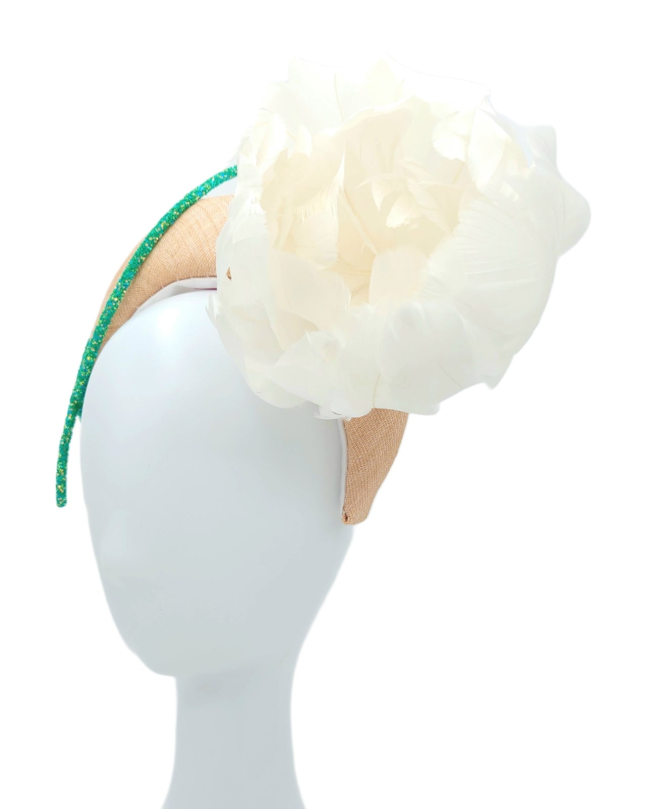 White Rose Headband