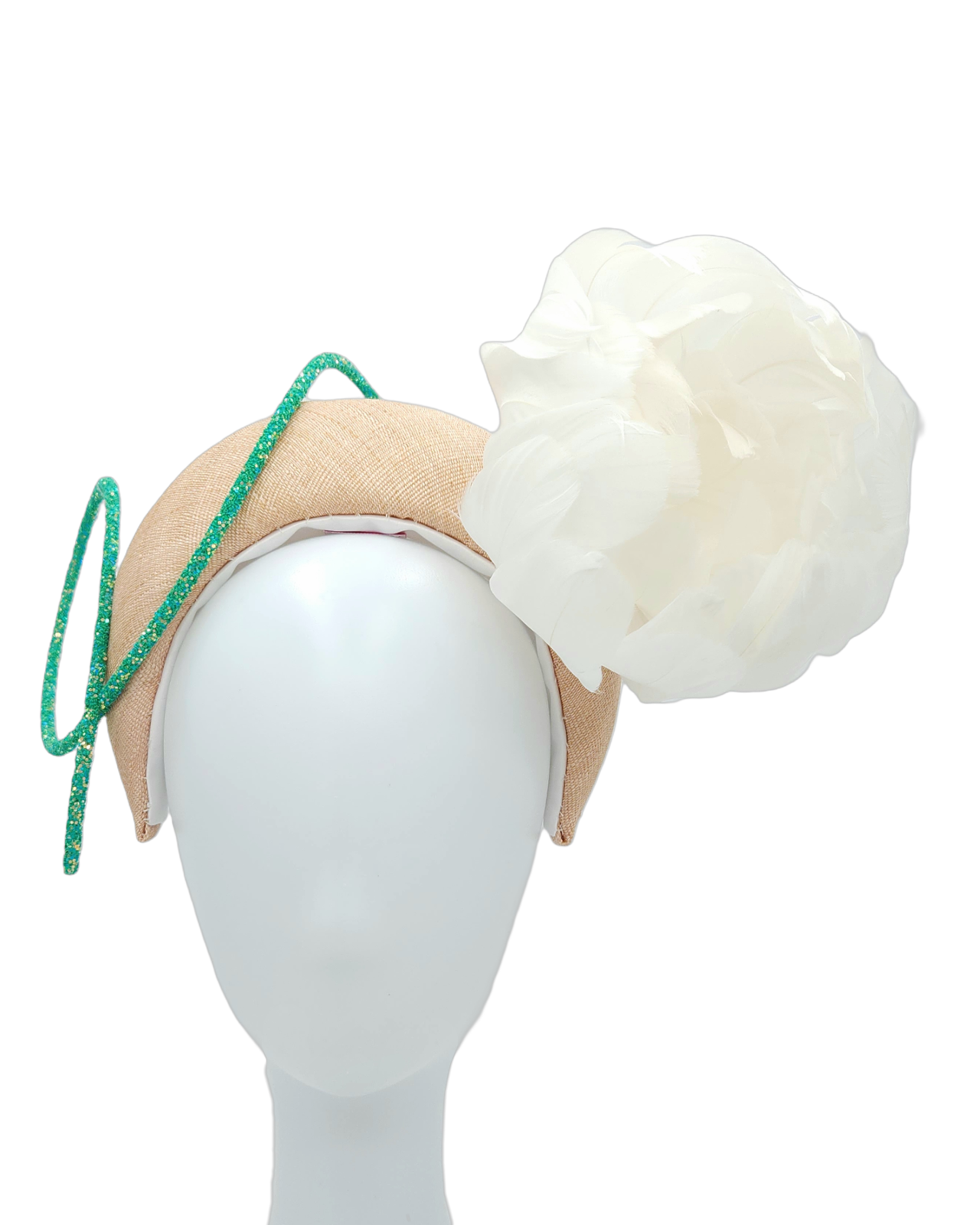 White Rose Headband