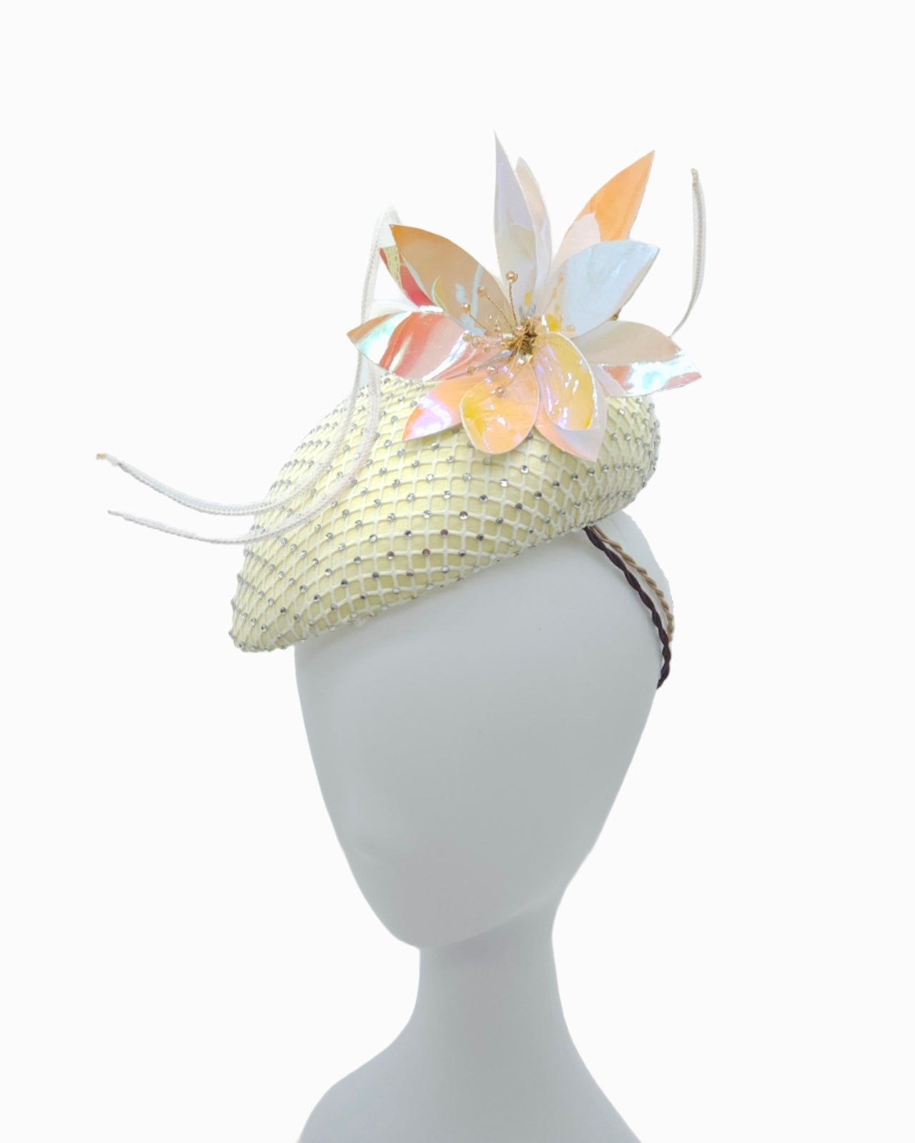 Butter Yellow Rhinestone Facehugger