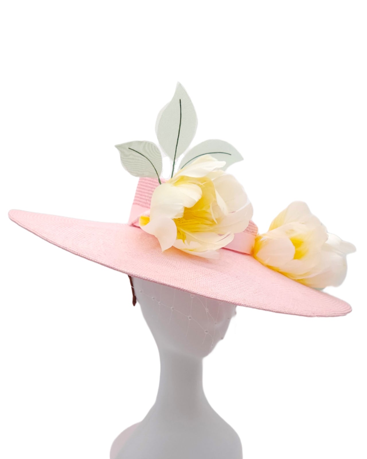 Pink Garden Party Wide Brim