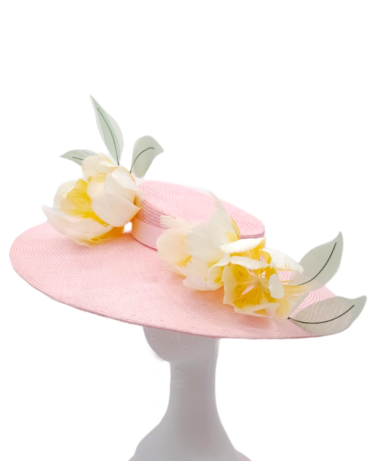 Pink Garden Party Wide Brim