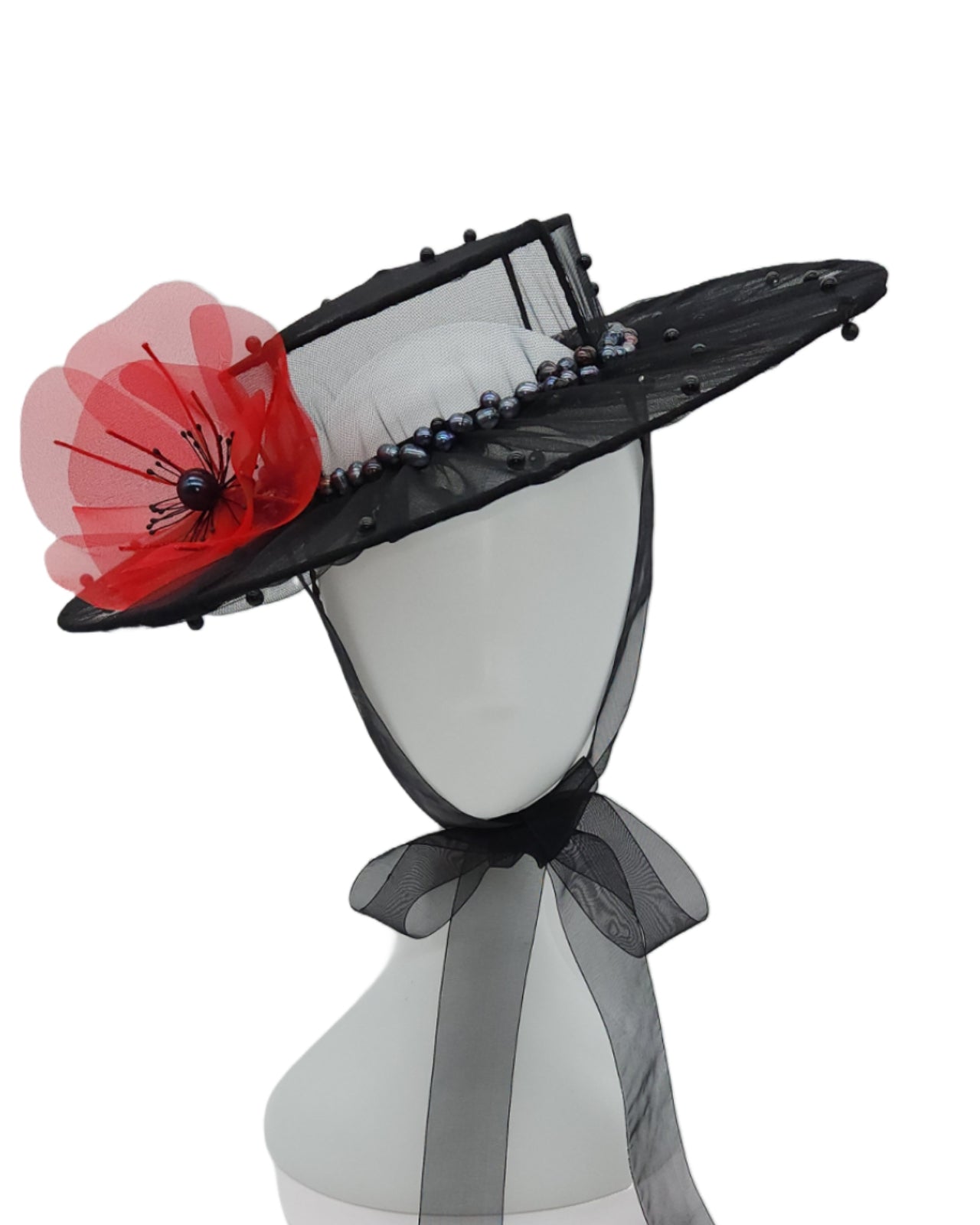 Black Pearl Boater