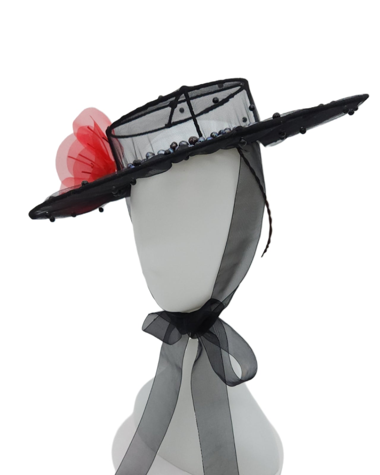 Black Pearl Boater